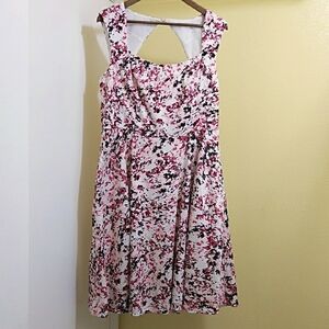 WHBM Midi Dress - Sleeveless Circle Pockets - Sz 14